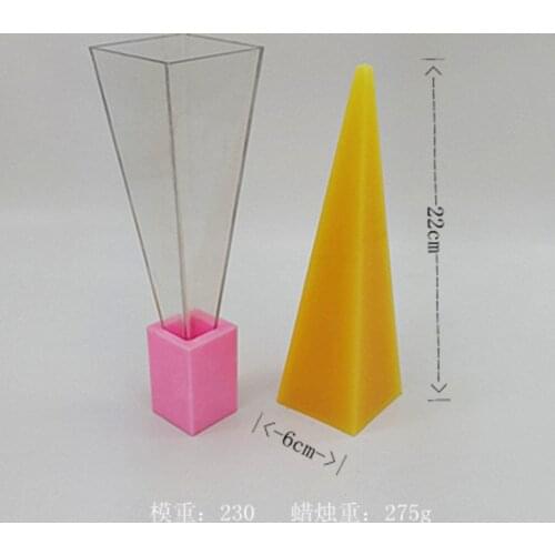 DIY candle making candle model,Cone shape candle mould hand