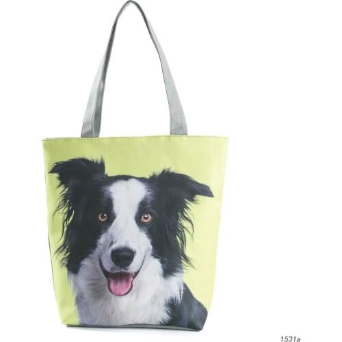 Design Bags Women Handbags Print Shopper Handbag Office Reusable Casual Shoulder Bags Cute Animal Tote Bag