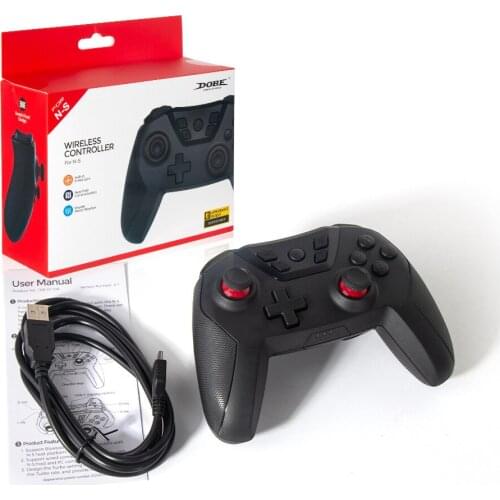 Dual Vibration Wireless Bluetooth Pro Game Controller with Camera NFC Wake up and Gyro Joystick Gamepad for NS Switch Console PC