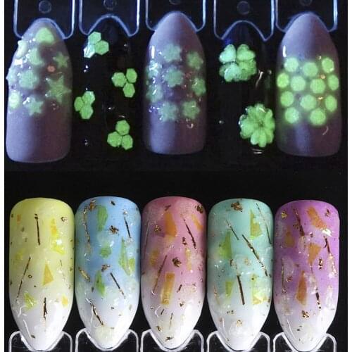 Art Nail Art Luminous Patch Manicure Super Absorbent Special Luminous Nail Tool Manicure nail sticker nail decoration decals