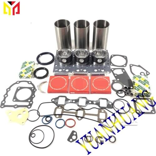 3D88 Engine Rebuild Kit Overhual Repair Gasket Set For Yanmar Tractor Liner Piston Ring Bearing