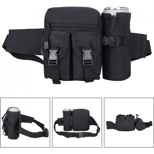 Multifunction Equipment Waist Bag Tactical Pockets Leisure Outdoor Package With Detachable Cup Bag for Riding Camping Travel