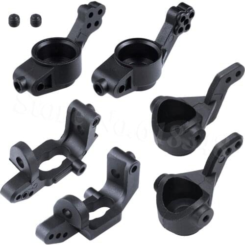 Front & Rear Steering Knuckle Hub Kit 02013 02014 02015 For HSP 94111 94123 94107 94108 RC Off Road Monster Truck Buggy Drift