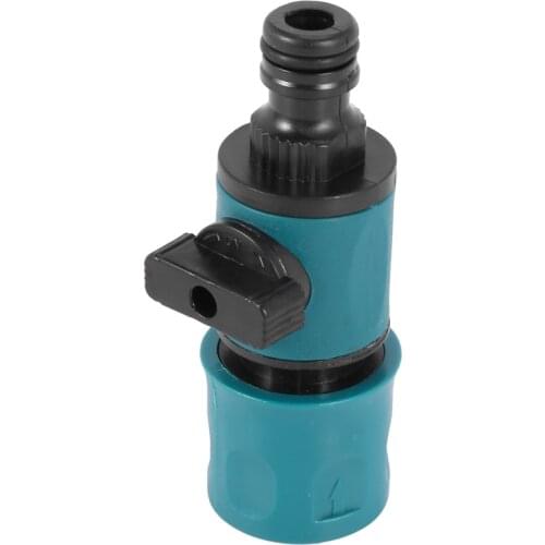Plastic Valve with Quick Connector Agriculture Garden Watering Prolong Hose Irrigation Pipe Fittings Hose Adapter Switch 1 Pc