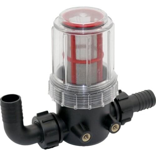 Transparent 50 Mesh Fine filtration Water Filter with 20mm, 25mm Barbed Agriculture Tools Garden Irrigation Filter 1 Pcs