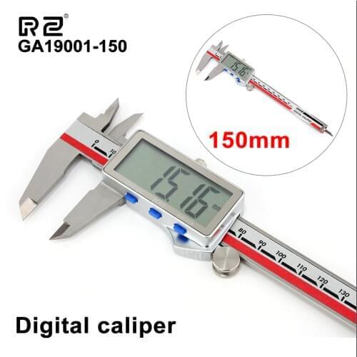 RZ Vernier Caliper Metal Electronic Digital Vernier Caliper Stainless Steel Handheld 0-150mm Vernier Caliper Measuring Tools