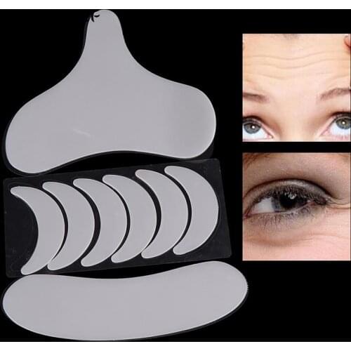 Anti Wrinkle Chest Pad Silicone Face Pad Eye Wrinkle Remover Patches Skin Lifting Tape Neck Wrinkle Removal Anti Aging Sticker