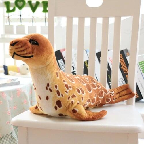 65cm 100cm Super Soft High Quality Simulation Toy Seals Dolphins Sea Lions Fur Seals Walruses Stuffed Plush Doll