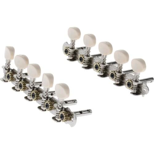 1 Set 5R5L Guitar Tuning Pegs Tuners Machine Heads for 10 String Electric Guitar Replacement Parts