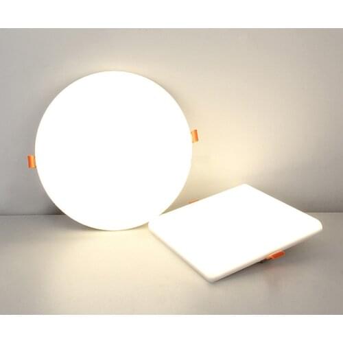 Ultra-thin Panel Light Lamp Frameless Embedded Installation 10W 18W 24W 36W Simple Beautiful Lights for Home Kitchen Office