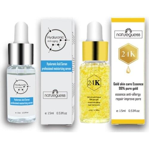 15ml Face Hyaluronic Acid Serum Moisturizing Oil Anti-Aging Winkle Acne Treatment Removing Blackhead Whitening Repair Skin Care