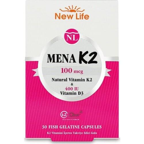 NewLife Mena K2 D Vitamin 30 Capsules