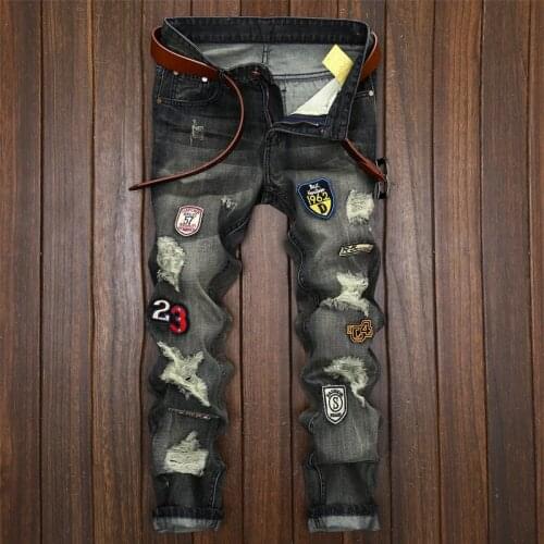 Mens Fashion Jeans YUANL·SH China