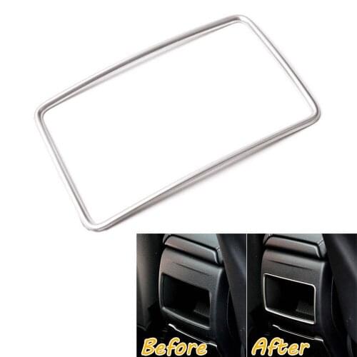 Rear Armrest Box Air Conditioner Vent Cover Trim Interior Car Styling Sticker For Mercedes Benz GLA X156 CLA A B Class 2014-2015