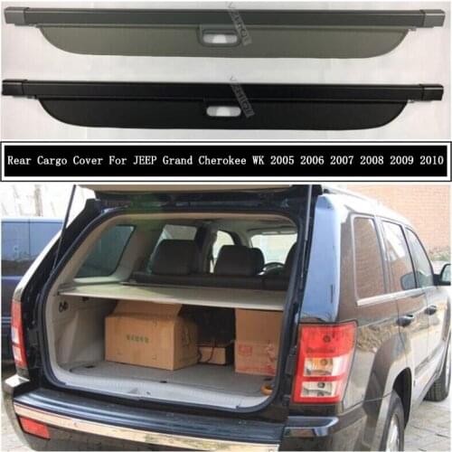 Rear Cargo Cover For JEEP Grand Cherokee WK 2005 2006 2007 2008 2009 2010 Privacy Trunk Screen Security Shield Shade Accessories