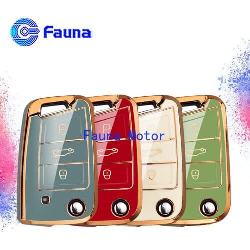TPU Protective Case For VAG VW Skoda Seat MQB Remote Key