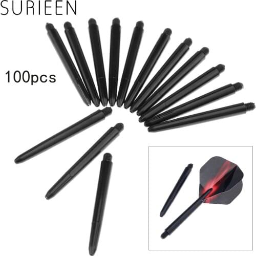 100pcs/Lot Nylon Dart Shafts 2BA 48mm Screw Thread Plastic Darts Rod Stems Darts Accessories For Standard 2BA Screw Thread