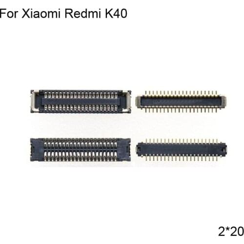 2pcs Dock Connector Micro USB Charging Port FPC connector For Xiaomi Redmi K40 logic on motherboard mainboard Red mi K 40