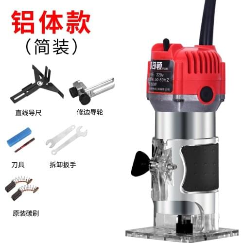 850W 38000rpm Woodworking Electric Trimmer Wood Milling Engraving Slotting Trimming Machine Hand Carving Machine Wood Router