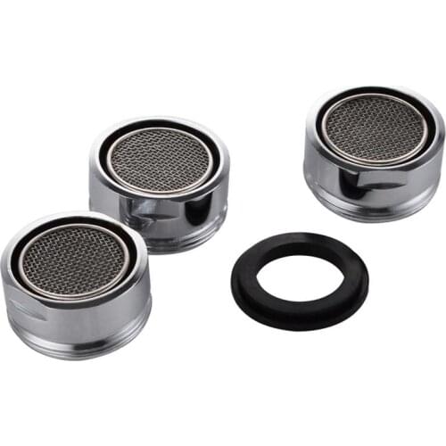 3Pcs Faucet Bubbler Threaded Brass Sprayer Faucet Aerator Water Saving Filter Replacement Part for Kitchen