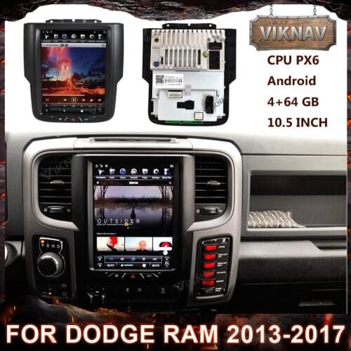 2 din Android Auto Car Radio for Dodge RAM 2013-2017 Stereo Receiver Multimedia Player HD Screen autoradio GPS Navigation