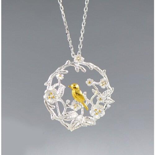 Bijoux Bohemian New Silver Color Bird Necklaces For Women Fashion Long Choker Necklace Statement Jewelry Gifts Collar