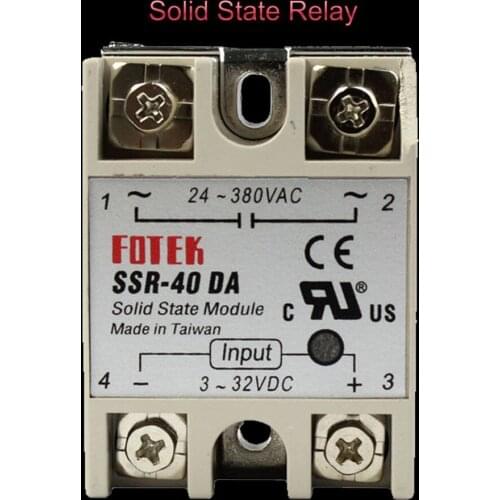Fotek Control Solid State Relay Module SSR-40DA 40A 24-380V AC 3-32V DC Input