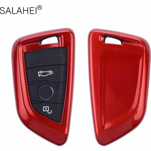 Beautiful ABS Car Key Case Cover Protector For BMW 1 2 5 Series 218i X1 F48 X5 X6 F15 Auto Smart Remote Keychain Bag Accessories