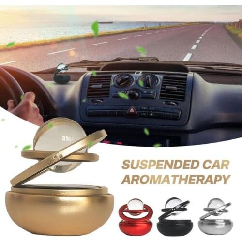 Interplanetary solar suspension Car Air Freshener Aromatherapy double ring rotary Diffuser Car home decoration fragrance
