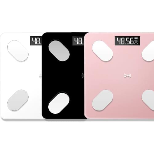 Smart BT Digital USB Rechargeable Floor Scale Electronic Scales Weight scale balance Data BT Connection Voice Broadcast