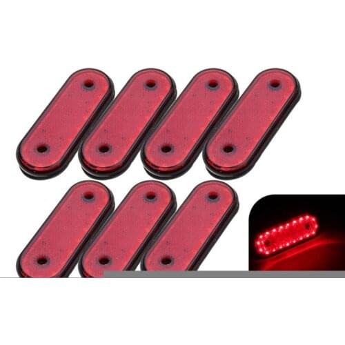New 10 Pcs Trailer RV Clearance Side Marker Light 20 LED Surface Mount qyh