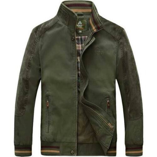 Fashion New Mens Jacket 5XL Plus size Loose Military Men New 2017 Spring mens Casual Coats warm Military Jackets