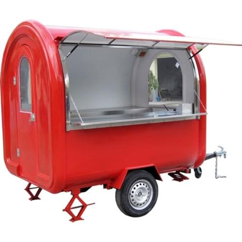 CE Approved china street mobile food catering van coffee truck fast airstream trailers