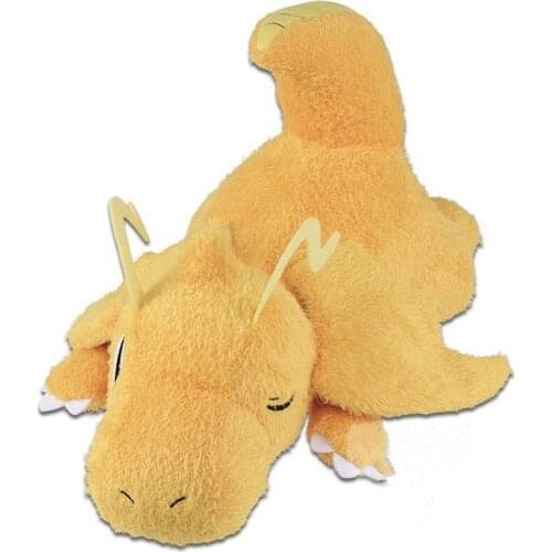 Original Pokemon Dragonite 45cm Large Plush Toy Dolls Soft Pillow High Quality Christmas Gifts For Children