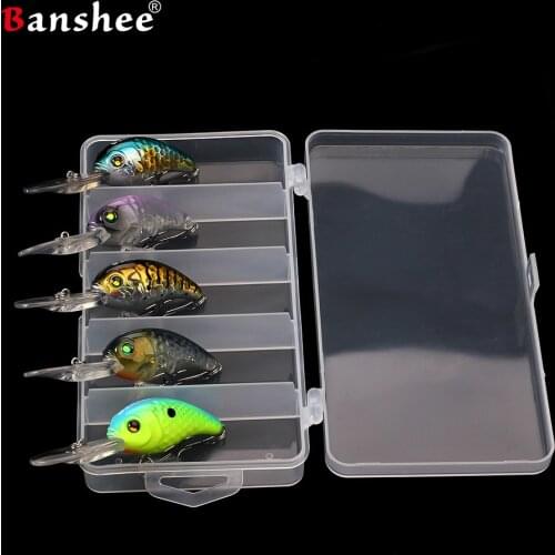5pcs/lot VC04 Fishing Lure Isca Artificial Bait Peche Leurre Pesca Rattle Crank Wobbler Bill Lips Deep Diving Crankbaits