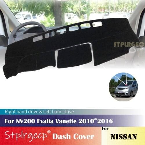 For Nissan NV200 2010-2016 Evalia Vanette Anti-Slip Dashboard Cover Protective Pad Car Accessories Sunshade Carpet 2015 2014