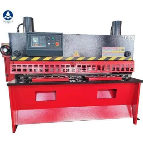 QC11K-6*3200 qc11k cnc hydraulic guillotine shearing machine E21S controller