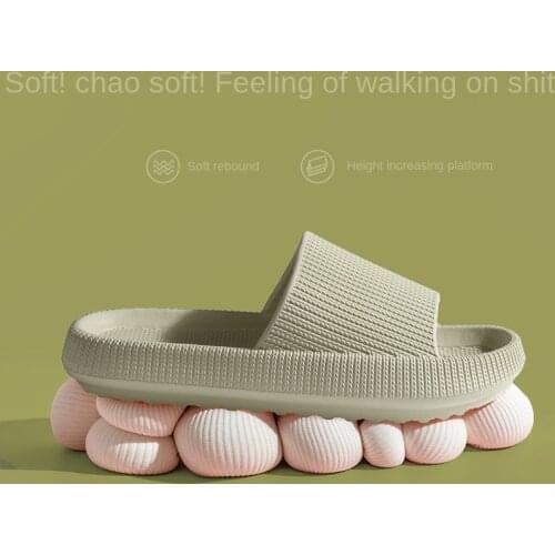 Fashion Slippers Women Thick Platform Women Indoor Bathroom Slipper Soft EVA Anti-slip Home Floor Slides Ladies Summer Shoes Men