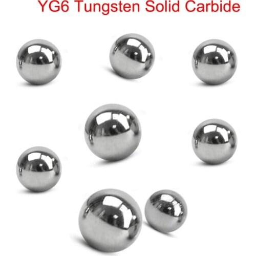 9mm 9.525mm 10mm 10.318mm 10.5mm 11mm Diameter Hard Rigid YG6 Tungsten Steel Solid Carbide HRA90 Valve Pump Bearing Bead Ball