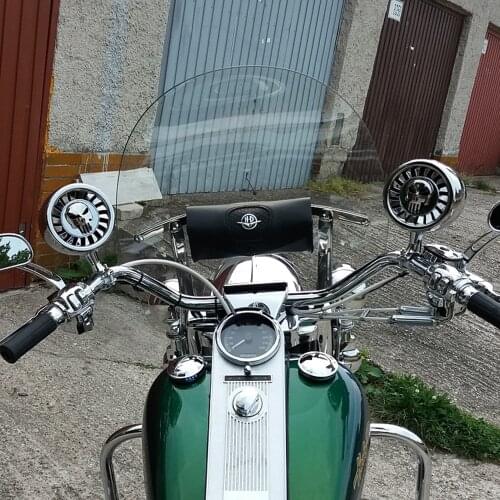 High Performance 5 Inches Waterproof ATV / UTV / Motorcycle Bluetooth Speaker Heavy Bass Boat Audio System AUX MP3