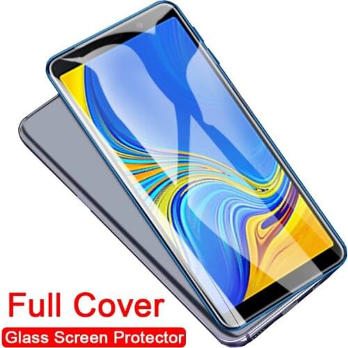 Full Protective Tempered Glass on the for Samsung Galaxy A7 2018 A70 A710 A720 A750F A 7 2016 2017 70 2019 screen protector film
