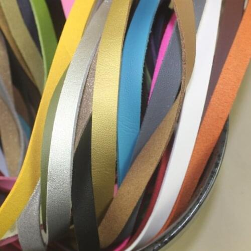 1 Meter 20mm Width Flat Suede Leather Cord Soft PU Leather Cord For DIY Craft Necklace Bracelet Jewelry Accessories Z1103