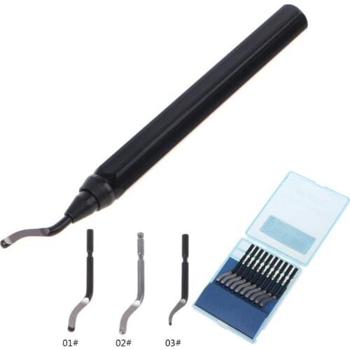 10PCS Rapid Steel Rotary Blade BS1010 BS1018 BK3010 Blade Copper Aluminum Corner Crack Deburring Trimming Processing Tools