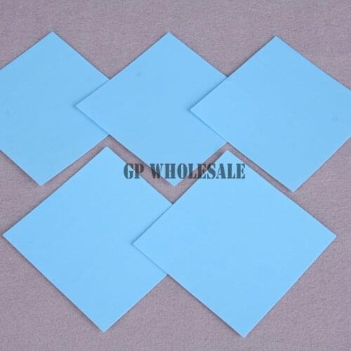 Free Shipping 10pcs 3M 8810 High Performance 80x80mm Thermally Conductive Acrylic Double Sided Adhesive Transfer Tapes Pads Blue