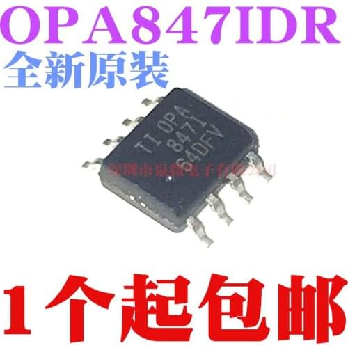 100% New&original OPA847IDR OPA847ID OPA847 SOP-8 In Stock