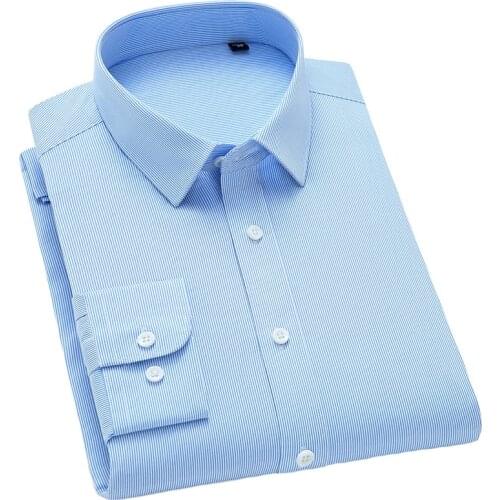 Aoliwen Brand 2021Men Bamboo Fiber Dress Shirt 2021 New Slim Fit Long Sleeve Leisure shirt chemise business Formal Shirt For Men