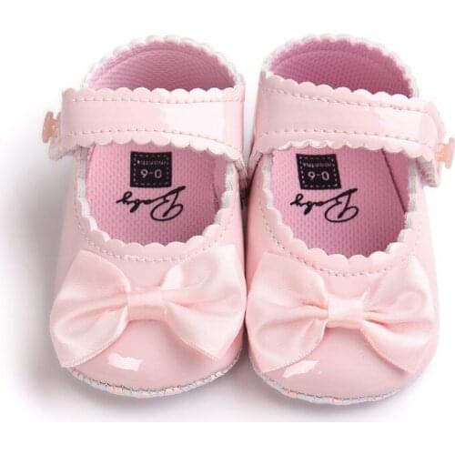 Infant child first walker Multicolor bowknot reflective tape classic princess baby shoes soft bottom anti-slip toddler shoes