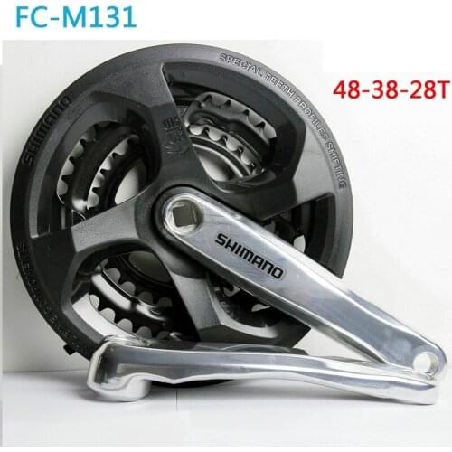 For Shimano FC M131 6/7/8S 21S 24S Crankset Bicycle Components MTB Mountain Bike Chain Wheel Accessories