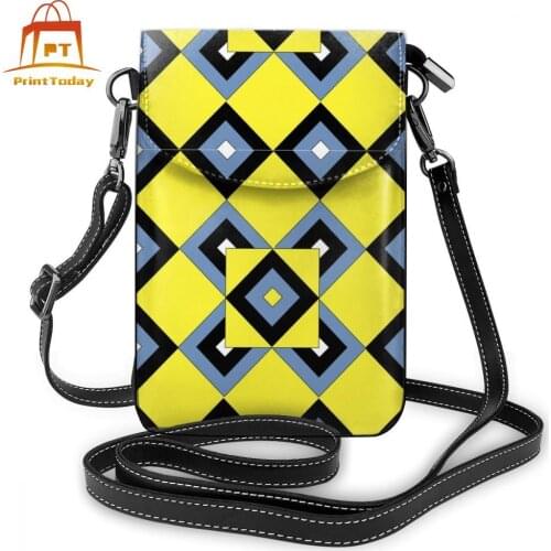 Geometric Luminous Shoulder Bag Geometric Luminous Leather Bag Pattern Crossbody Women Bags Womens Purse