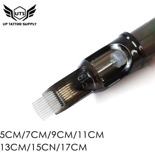 10pcs/box Tattoo Cartridge Needle Disposable Permanent Makeup Needle Tatoo Supplies Accessorie Needle 5CM 7CM 9CM 11CM 13CM 15CM